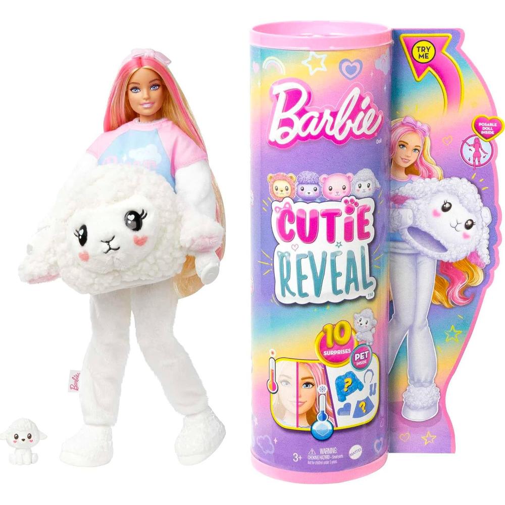 Barbie Cutie Reveal Barbie Cozy Cute Tees Series - Lamb