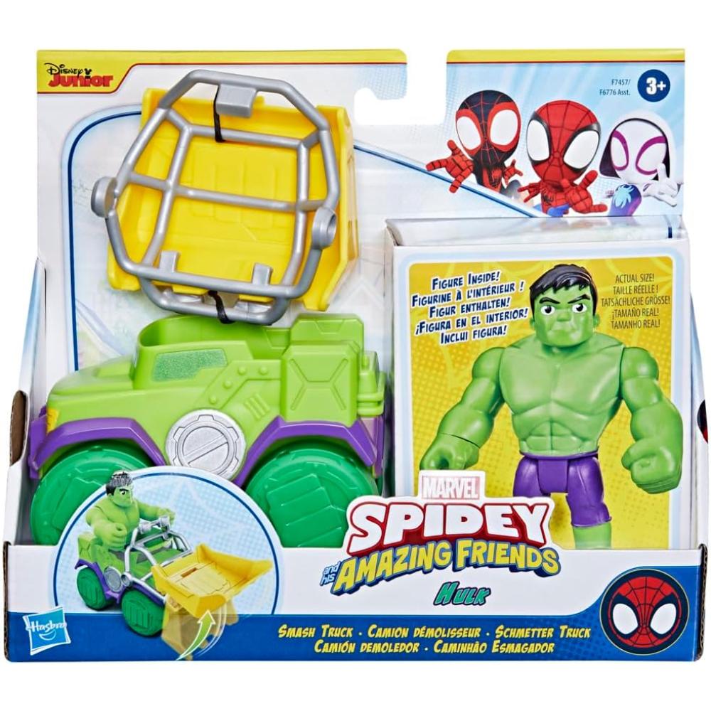 Spidey and His Amazing Friends Hulk Smash Truck Set and Accessory