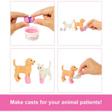 Barbie Fast Cast Pet Vet Clinic Playset with doll
