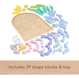 Fisher-Price Preschool Toy Wooden Flower Jigsaw Puzzle