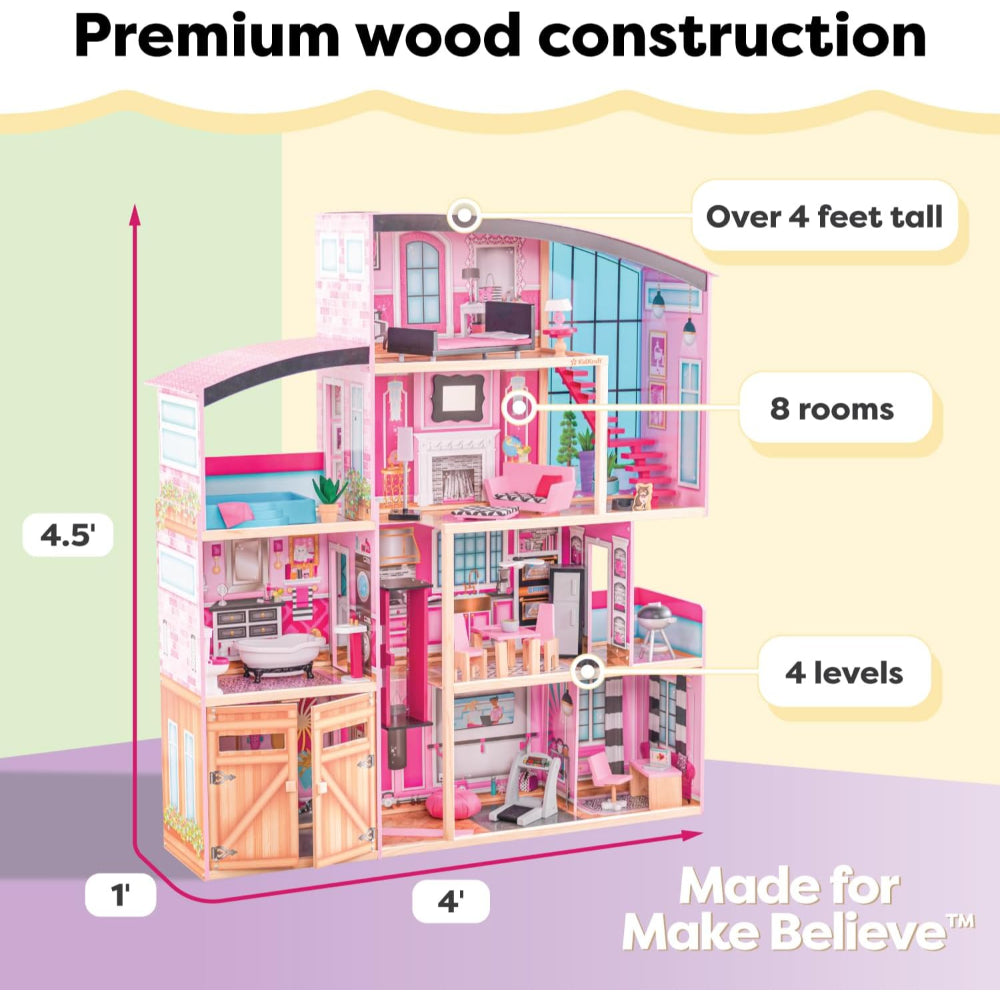 KidKraft Shimmer Mansion Dollhouse