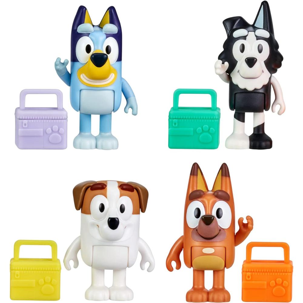 Bluey & Friends Figure 4Pk-School