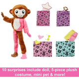 Barbie Cutie Reveal Doll Jungle Series Monkey