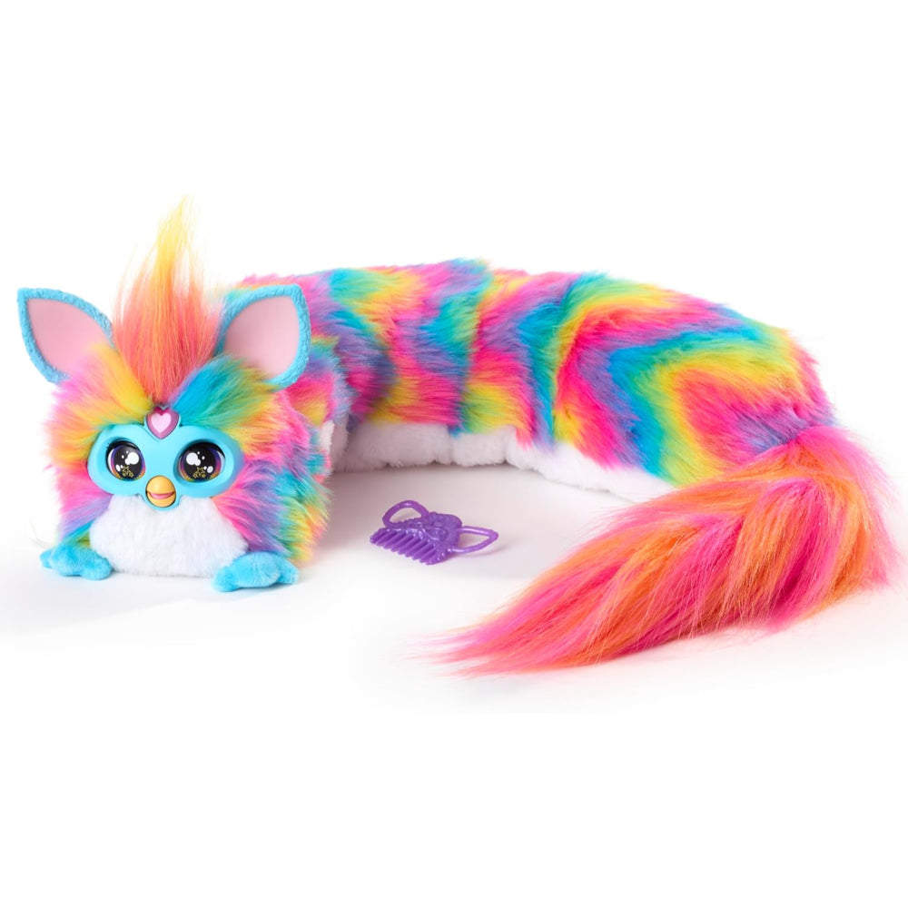 Furby DJ Super Snuggly Rainbow Electronic Plush