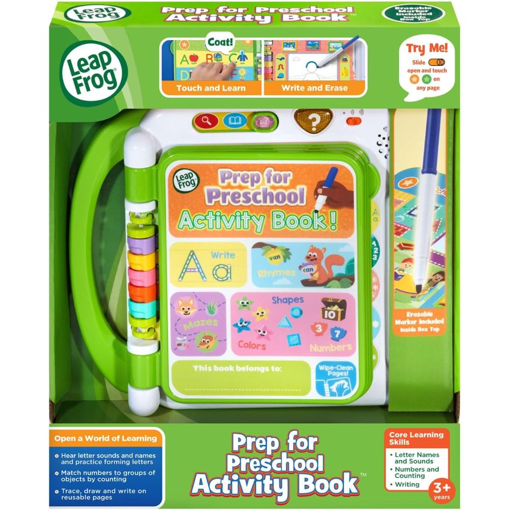 Leap Frog Prep For Preschool Activity Book Tm Lfus