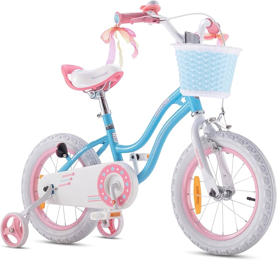RoyalBaby Girls Kids Bike Stargirl 18 Inch Bicycle , Pink  or blue