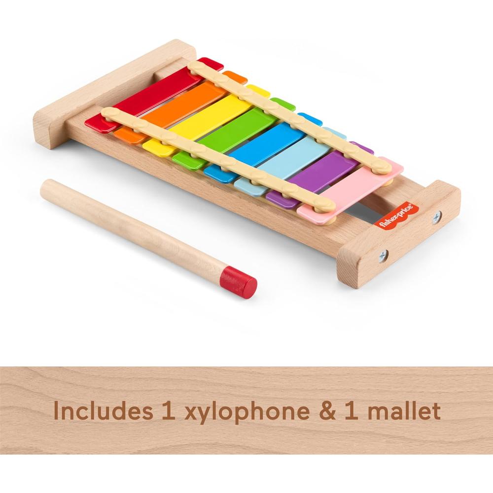 Fisher-Price Wood Toddler Toy Xylophone