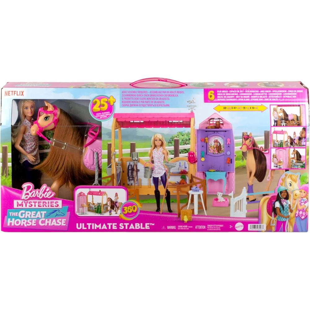 Barbie Mysteries The Great Horse Chase Ultimate Stable Playset Barbie Mysteries The Great Horse Chase Ultimate Stable Playset