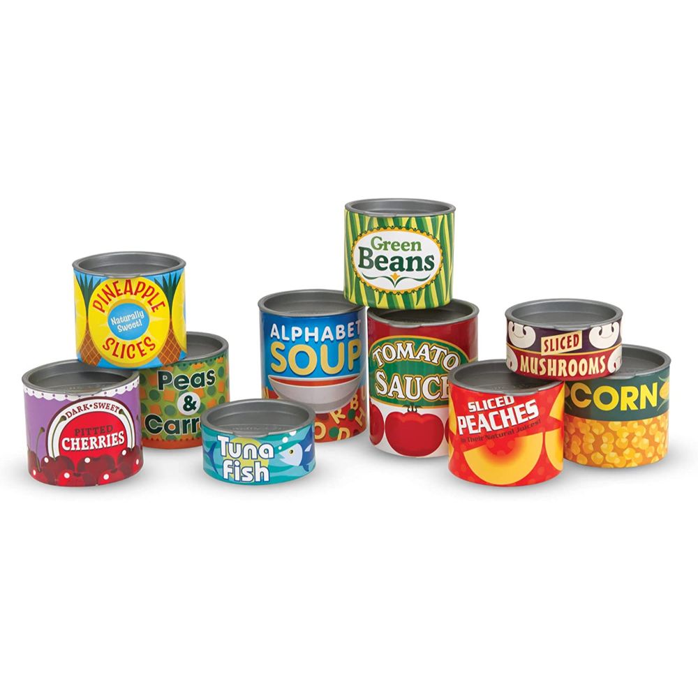 Melissa & Doug - Let's Play House! Grocery Cans