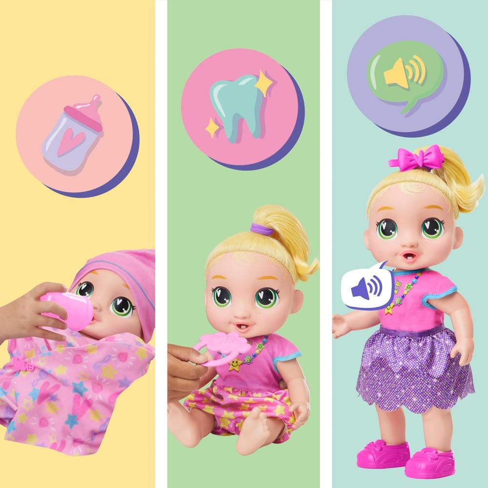 Baby Alive – Baby Grows Up LaLa Goo Goo Interactive Talking Doll