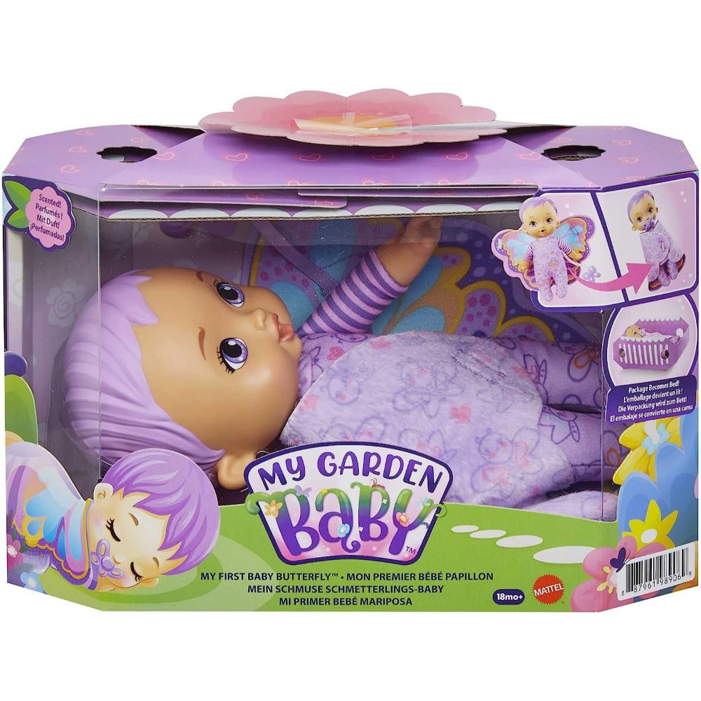 My Garden Baby My First Baby Soft Swaddle Butterfly Doll 