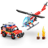 ZURU Max Adventure Play Set Fire Brigade Action Building Blocks