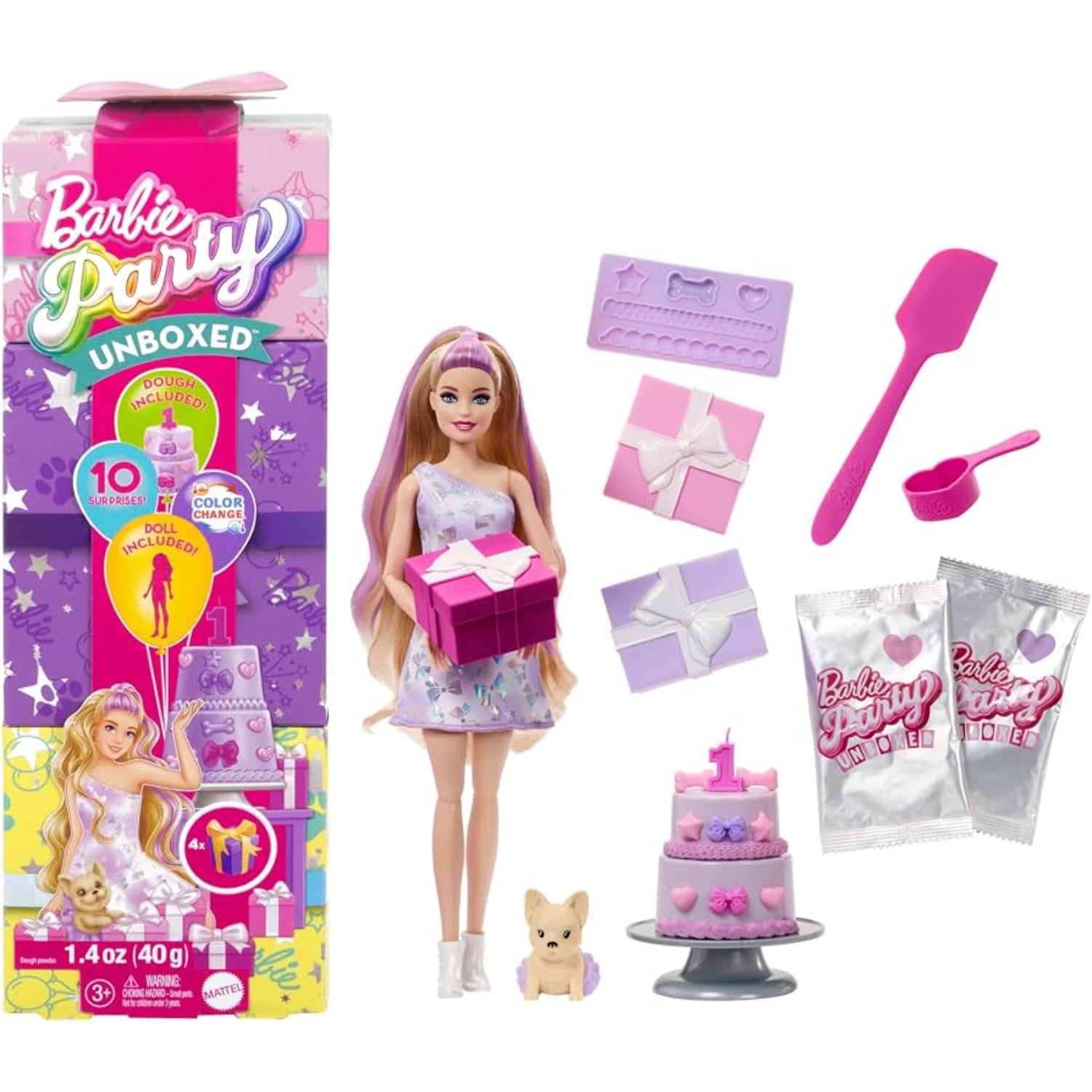 Barbie Party Unboxed Reveal Glam Party Series Original