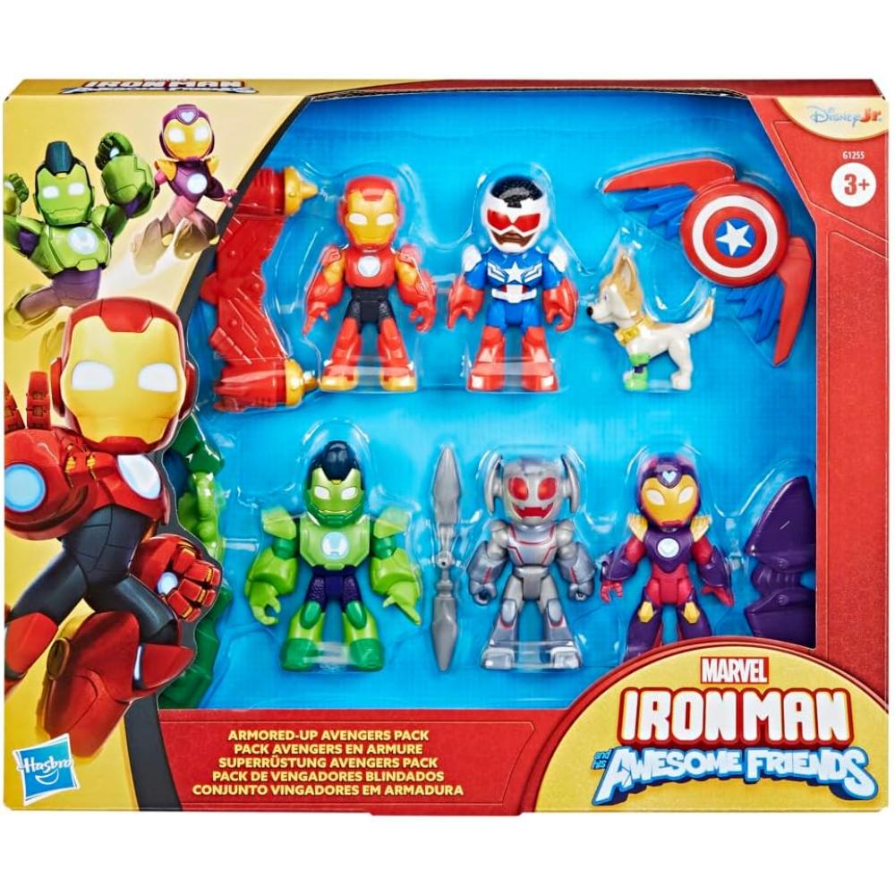 Marvel Iron Man and his Awesome Friends Armored-Up Avengers Pack Marvel Iron Man and his Awesome Friends Armored-Up Avengers Pack