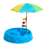 Step2 Play & Shade Pool, Kids Activity Pool with Umbrella