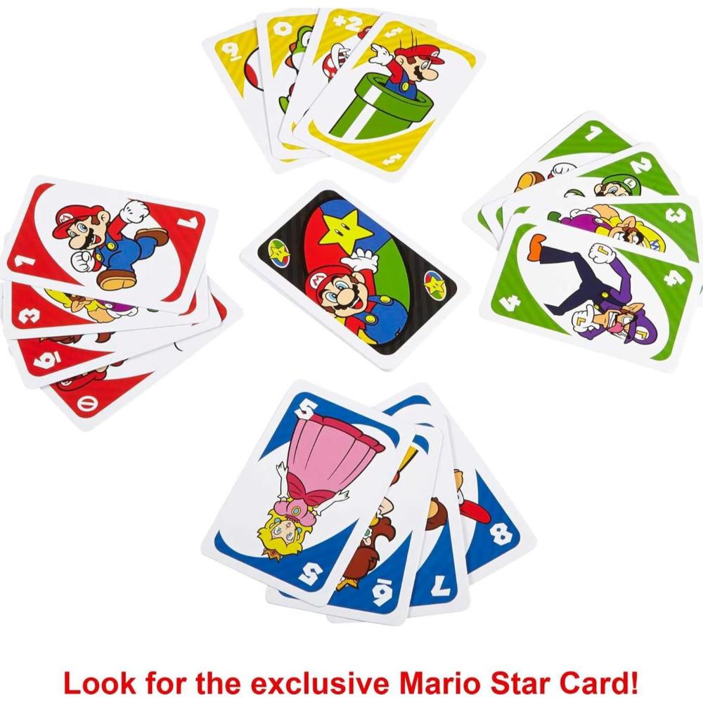 UNO Super Mario Card Game