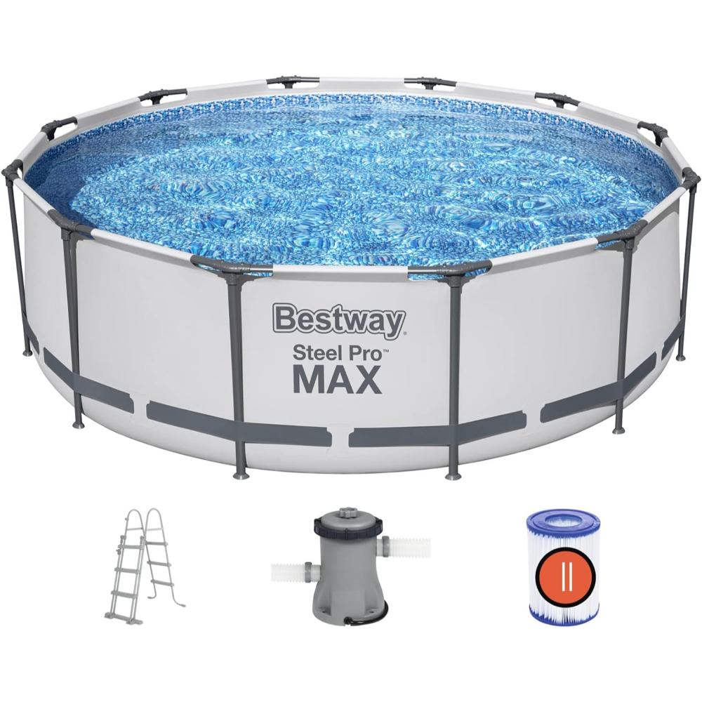 Bestway Steel Pro Max Pool Set 12 x 39.5 Inches / 3.66 m x 1.00 m