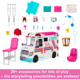 Barbie Careers Transforming Ambulance and Clinic Car Playset