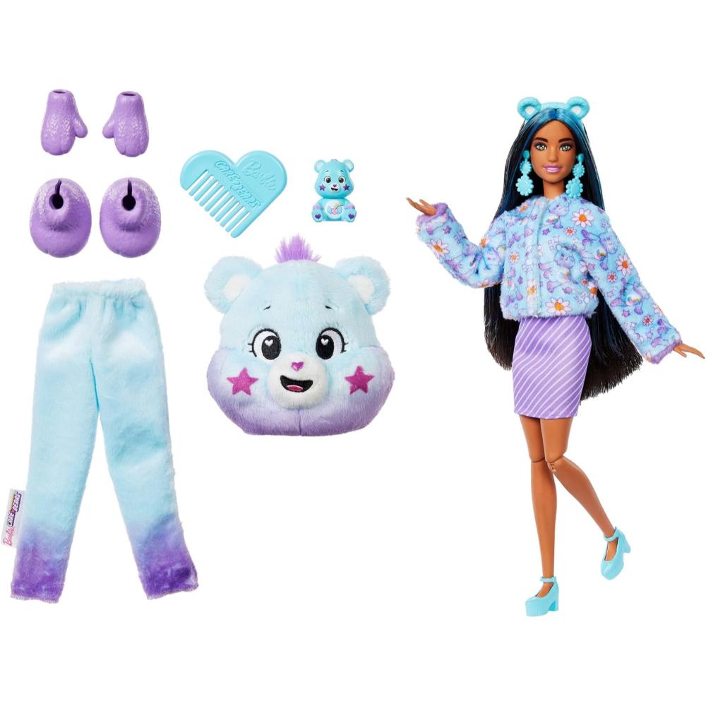 Barbie Cutie Reveal Care Bears Doll Series 2 Dream Bright Bear With 10 Surprises Barbie Cutie Reveal Care Bears Doll Series 2 Dream Bright Bear With 10 Surprises