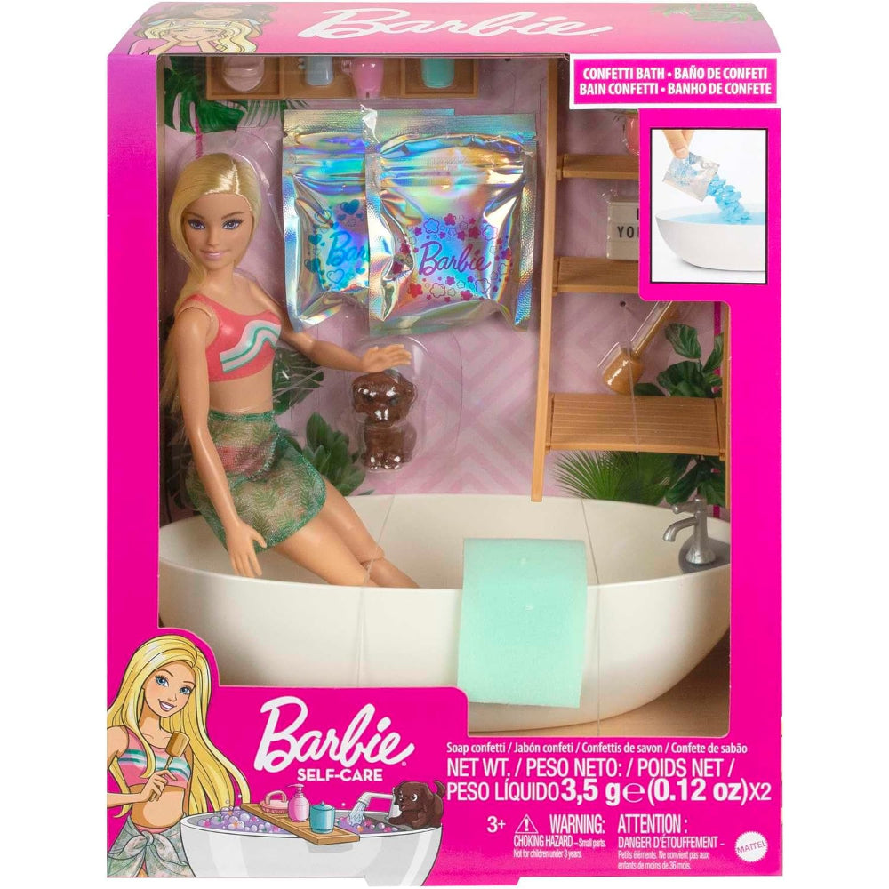 Barbie Soap Confetti Bath Playset Blonde