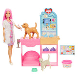 Barbie Fast Cast Pet Vet Clinic Playset with doll