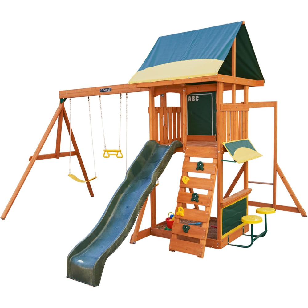 KidKraft Brightside Wooden Swing Set KidKraft Brightside Wooden Swing Set