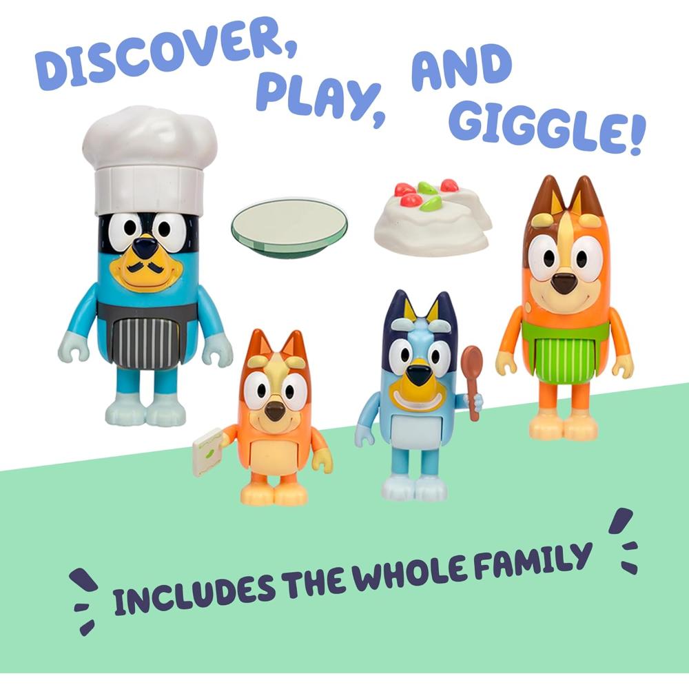 Bluey S13 Lets Play Chef Figure 4 Pack Pavlova Bluey S13 Lets Play Chef Figure 4 Pack Pavlova