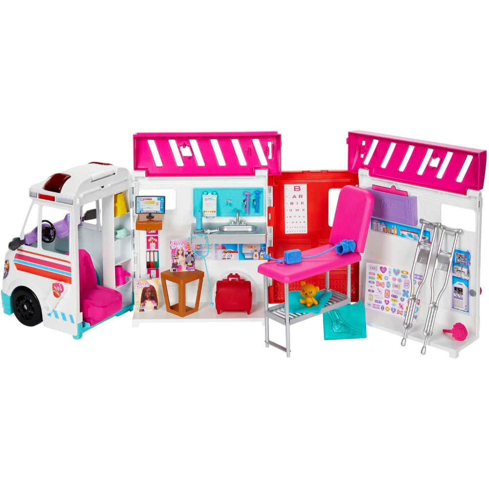 Barbie Careers Transforming Ambulance and Clinic Car Playset