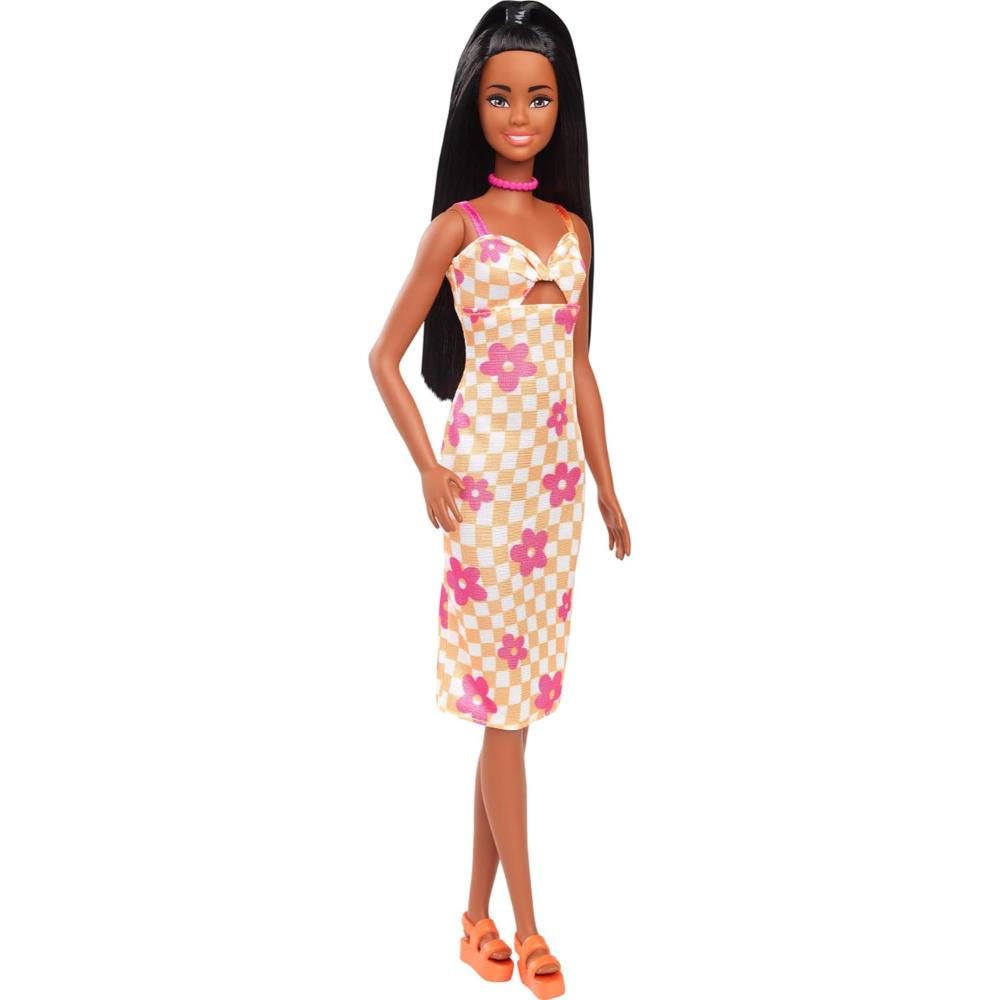 Barbie Fashionistas Doll in Orange Floral Dress Barbie Fashionistas Doll in Orange Floral Dress