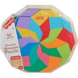Fisher-Price Wooden Mandala Geometric Puzzle