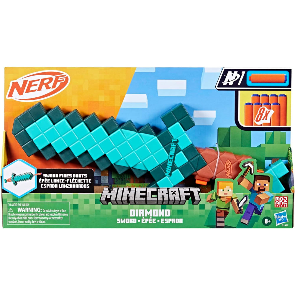 Nerf Minecraft Diamond Sword