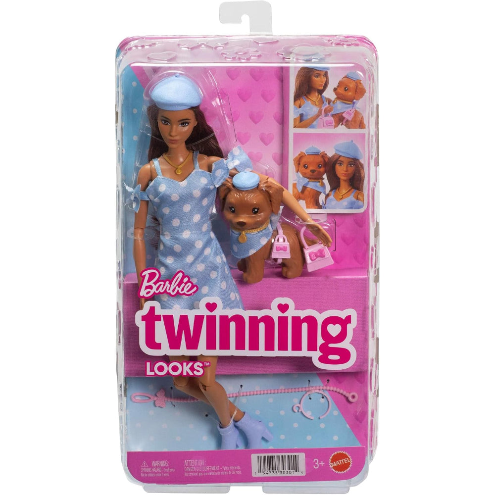 Barbie Twinning Looks Brunette Doll