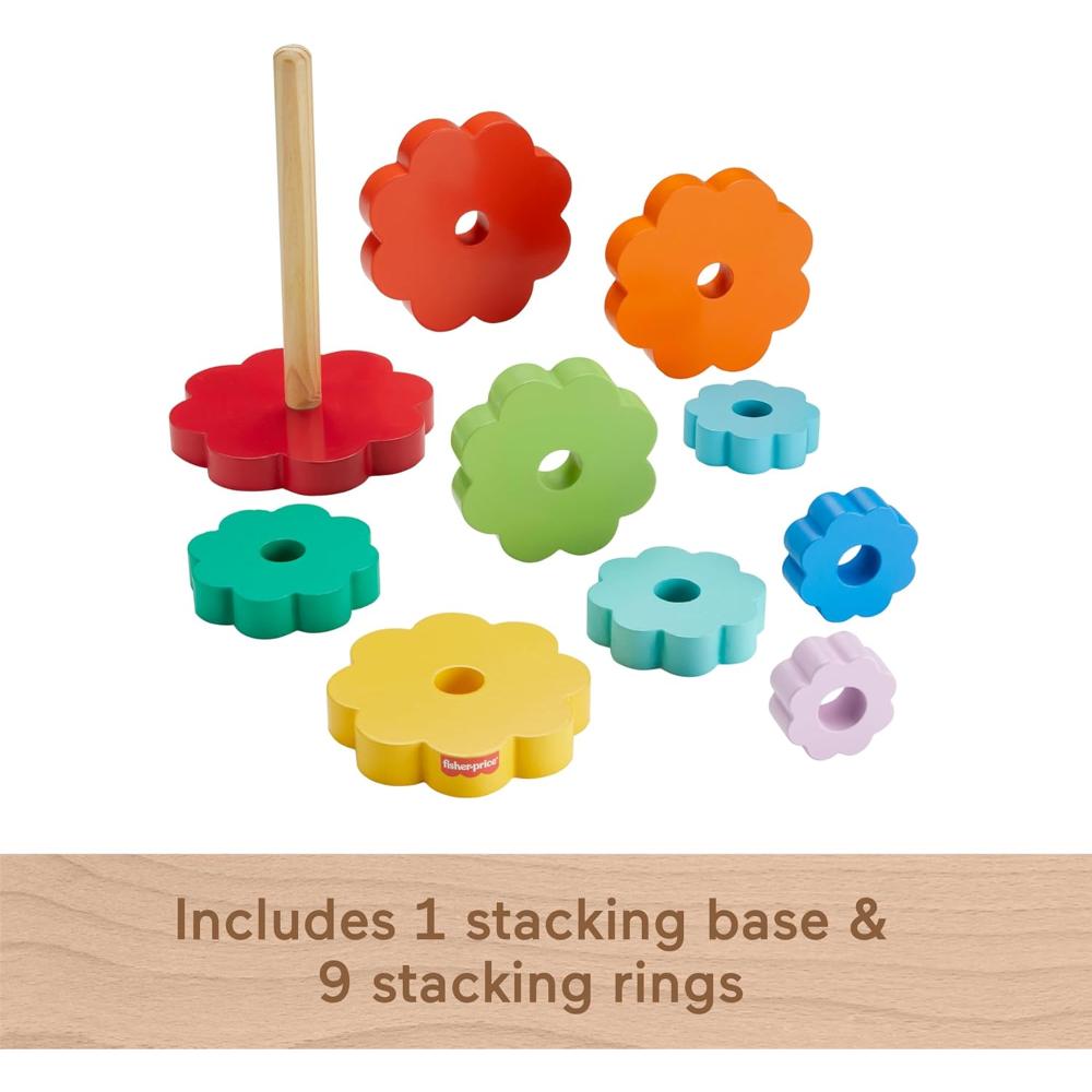 Fisher-Price Wooden Ring Stacker Fisher-Price Wooden Ring Stacker