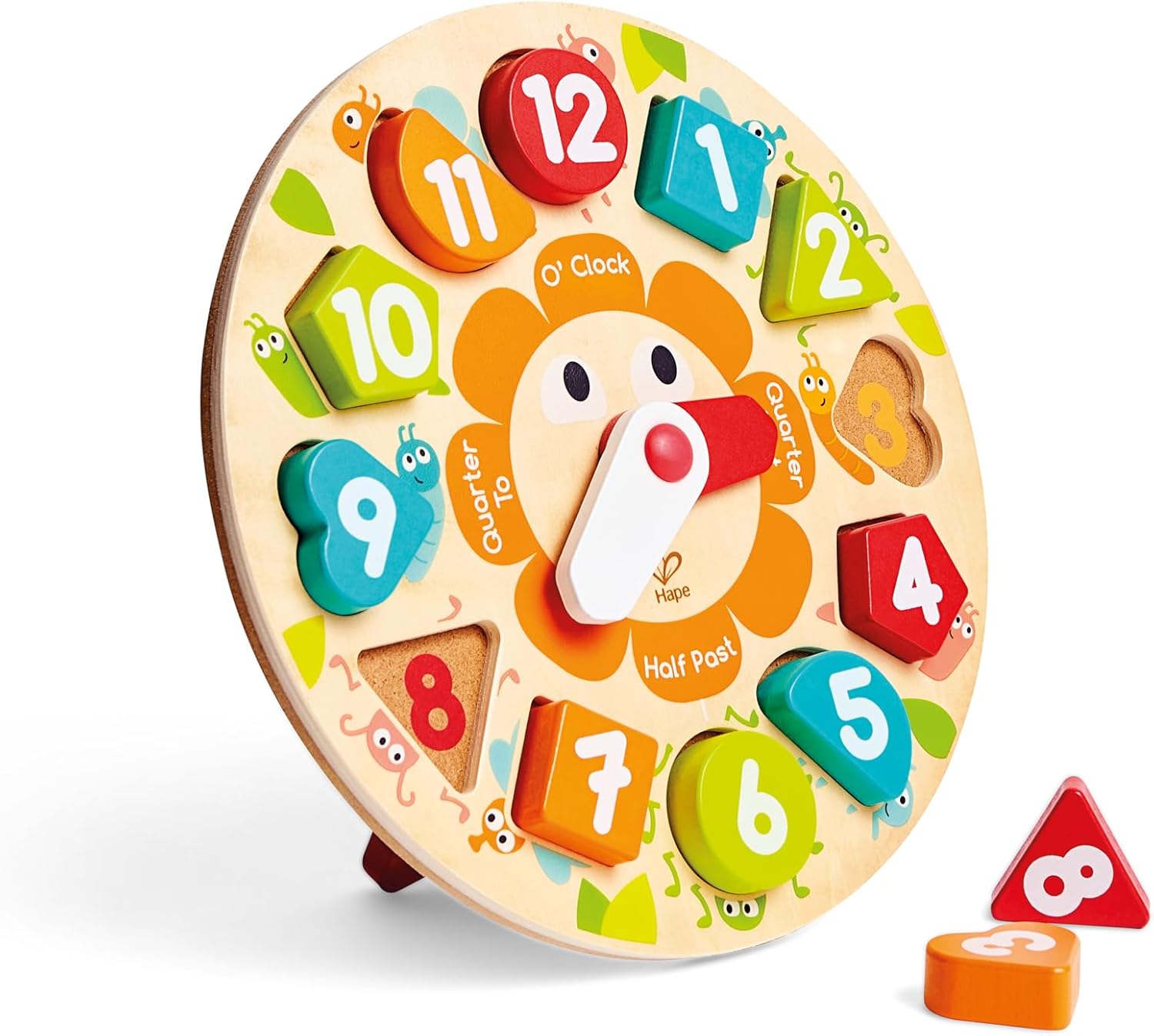 Hape Chunky Clock Wooden Puzzle