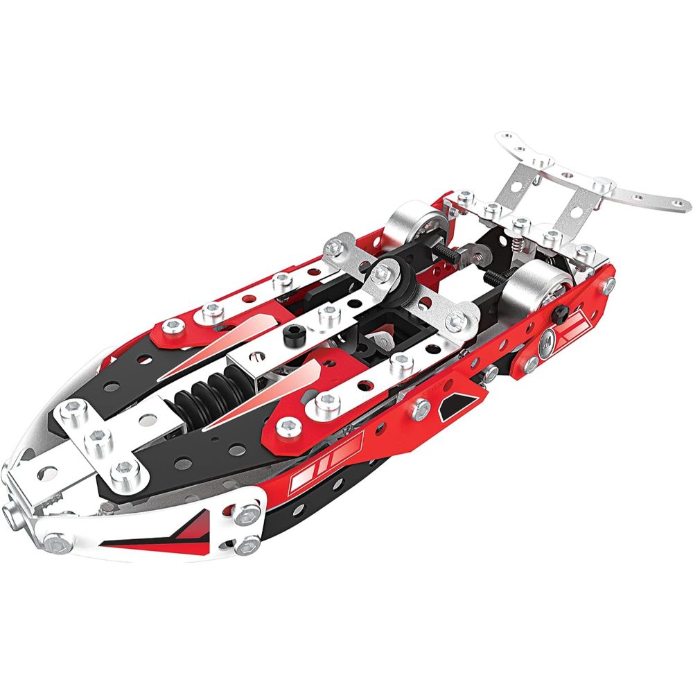 Meccano 10-in-1 Racing Vehicles Set (225 Pieces)