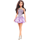 Barbie Fashionistas Doll in Sequined Purple Dress