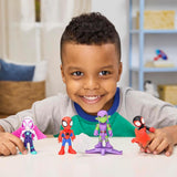 Marvel Spidey and His Amazing Friends Web-Slinging Adventure Set 3" Action Figure Set