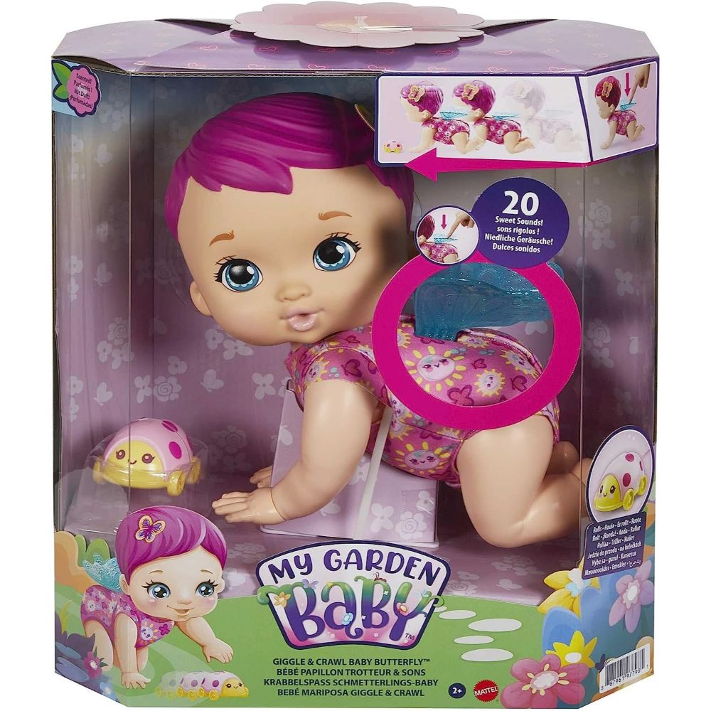 My Garden Baby Giggle & Crawl Baby Butterfly Toys4me