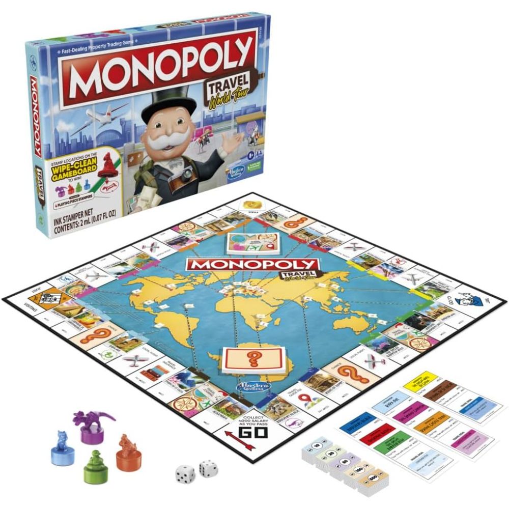 Monopoly Travel World Tour Board Game Monopoly Travel World Tour Board Game