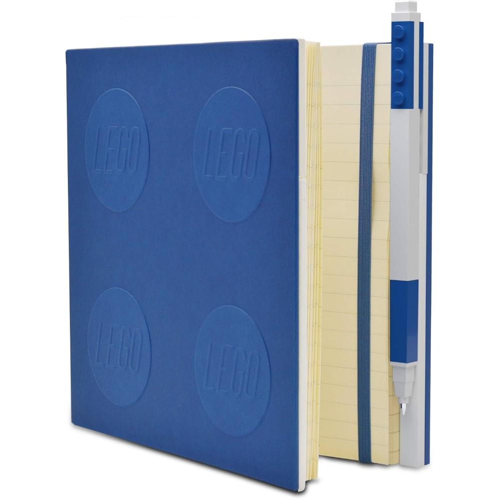 LEGO® IQ Locking Notebook with Gel Pen – Blue LEGO® IQ Locking Notebook with Gel Pen – Blue