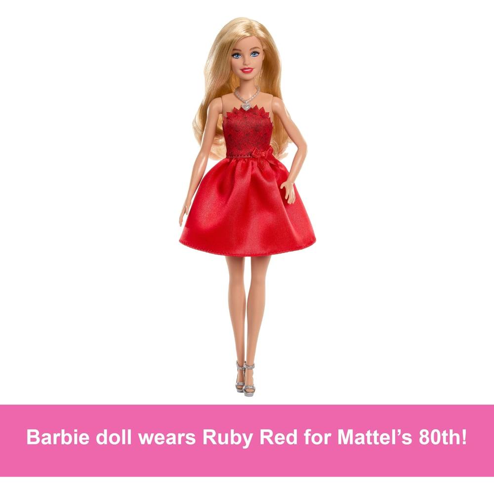 Barbie Mattel 80th Anniversary Ruby-Red Celebration
