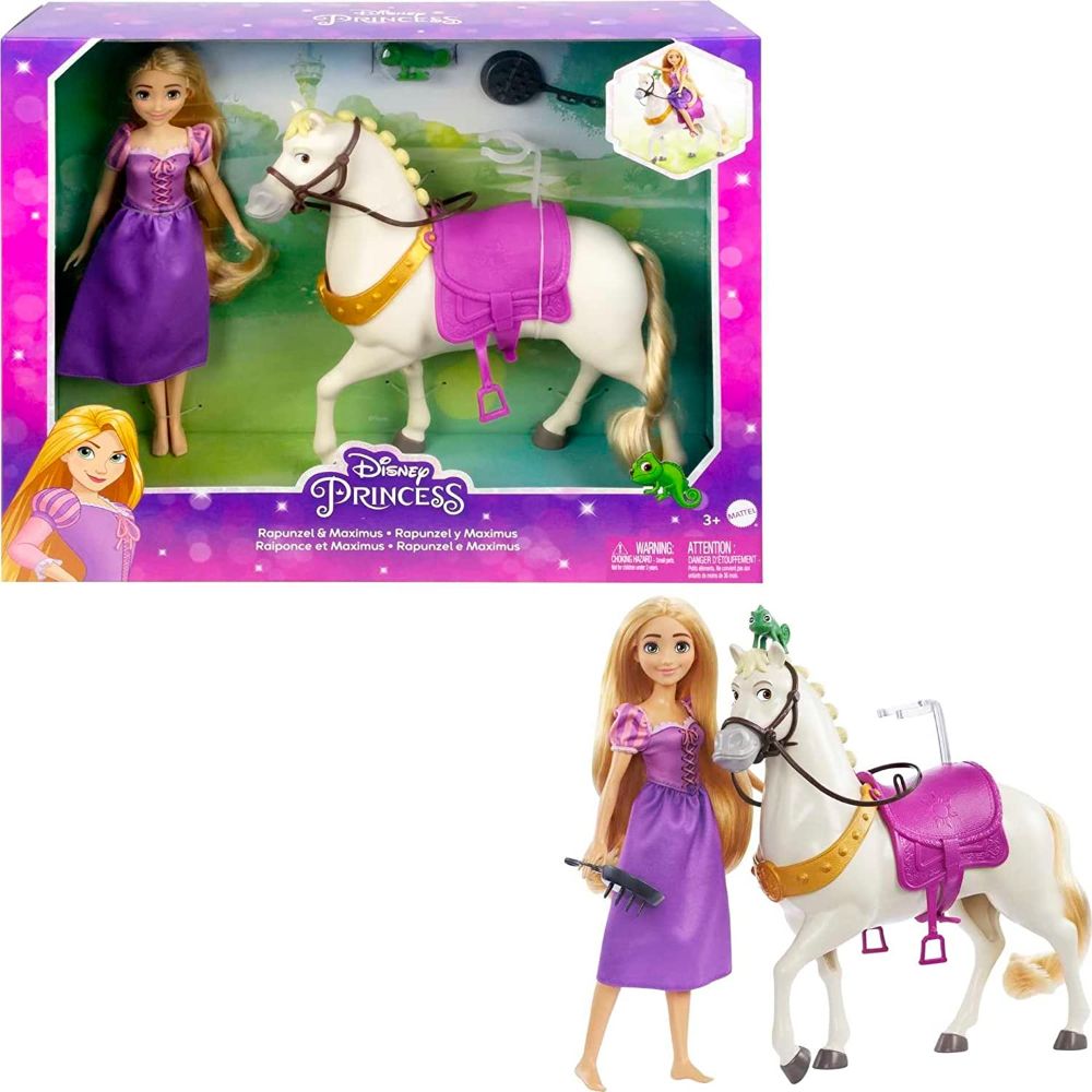Disney Princess Rapunzel & Maximus Fashion Doll