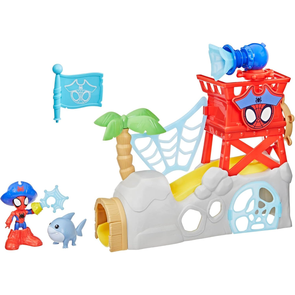 Marvel SAF Water-Webs Spidey Island Spider-Man Playset