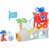 Marvel SAF Water-Webs Spidey Island Spider-Man Playset