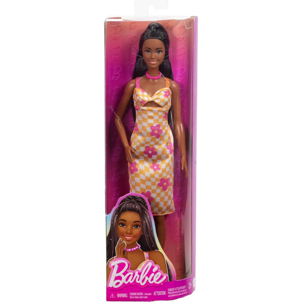 Barbie Fashionistas Doll in Orange Floral Dress Barbie Fashionistas Doll in Orange Floral Dress