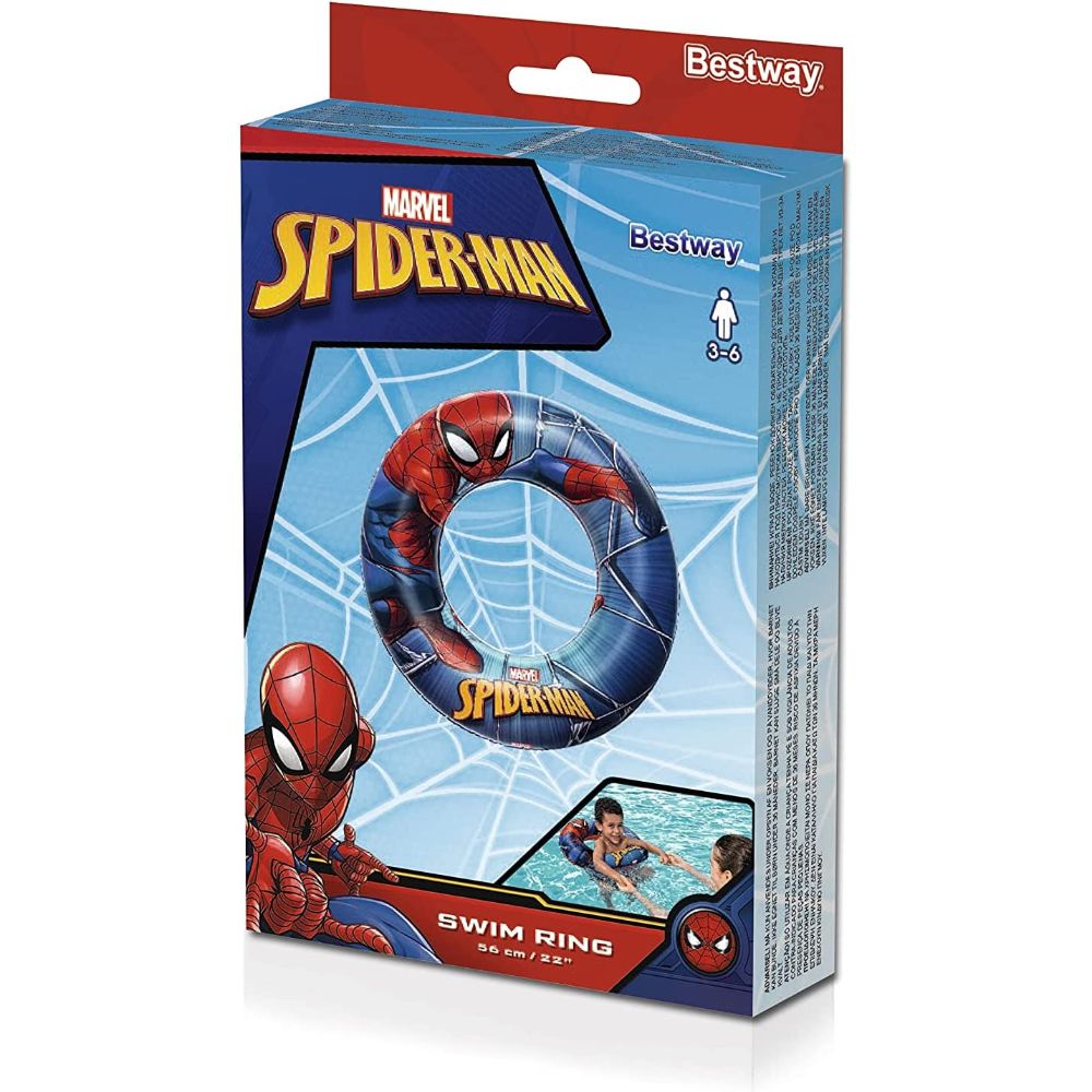 Bestway Spiderman 22"/56cm Swim Ring