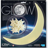 4M Glow In The Dark Large Moon & Stars