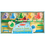 Melissa & Doug - Catch & Count Wooden Fishing Game With 2 Magnetic Rods