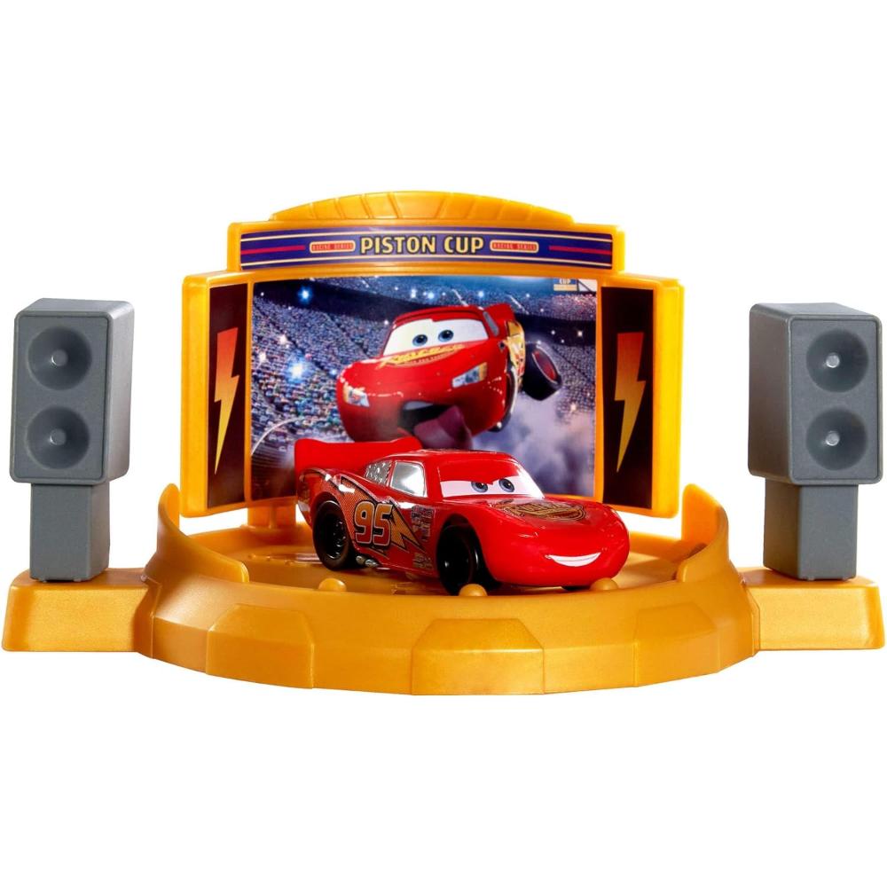 Disney Pixar Cars Piston Cup Jump and Stunt Runway Playset