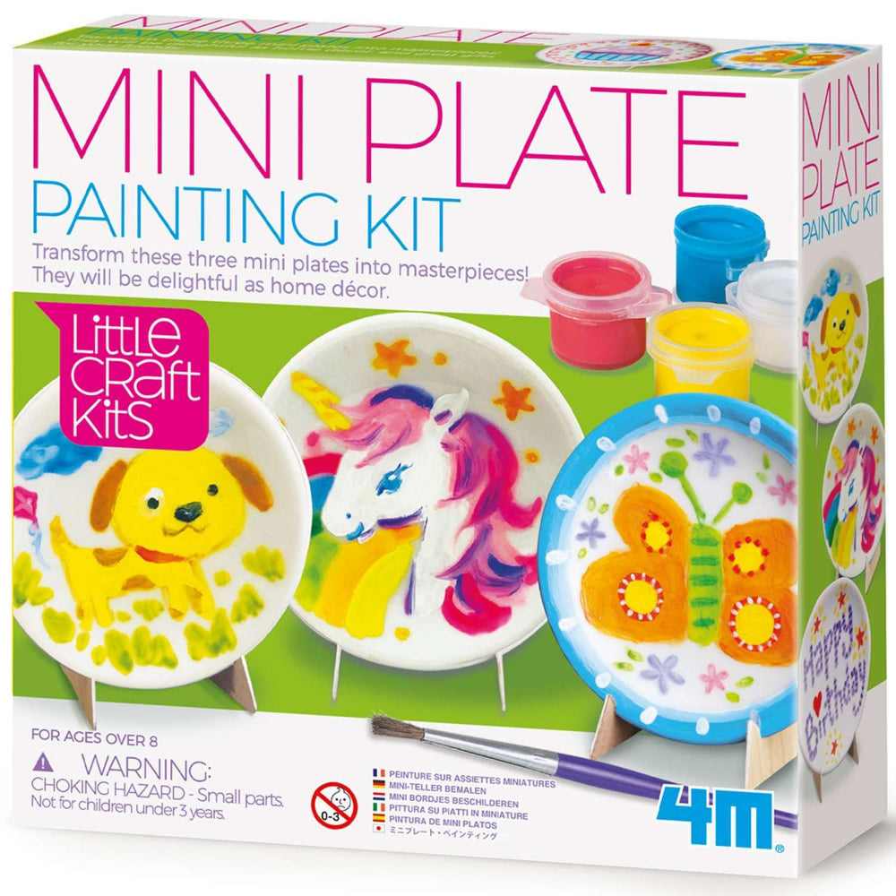 4M Little Craft  Mini Plate Painting Kit
